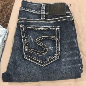 Silver jeans